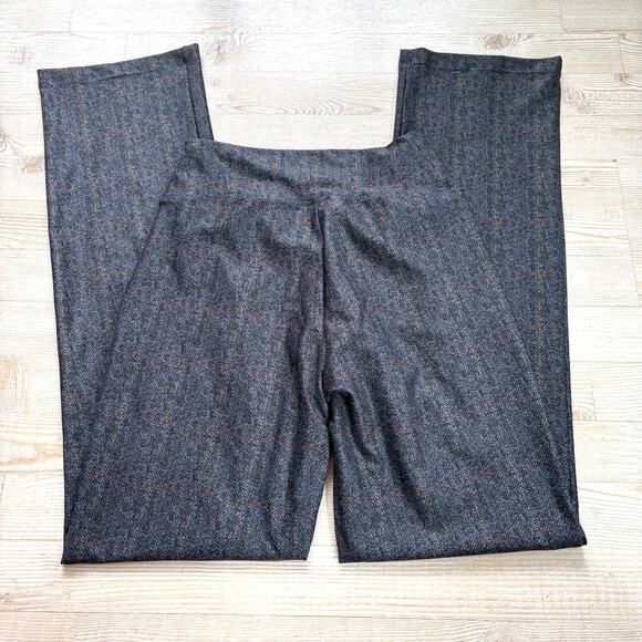 KiraGrace Nina High Waist Straight Leg Pull On Pant | Irish Tartan Plaid Small - Picture 5 of 8